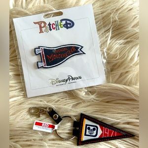 Disney Patched Mouseketeer Patch and Keychain